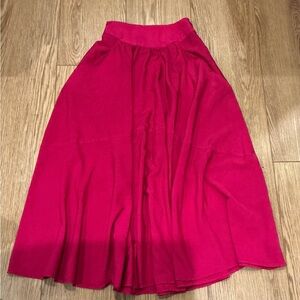 Free People Hot Pink Skirt